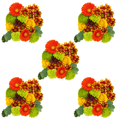 Autumn Mixed Flower Bouquet Fresh Seasonal Floral Arrangement