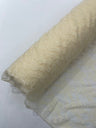 Floral Stretch Lace Nylon Fabric - Floral Pattern, 58" Width (1 Yard)