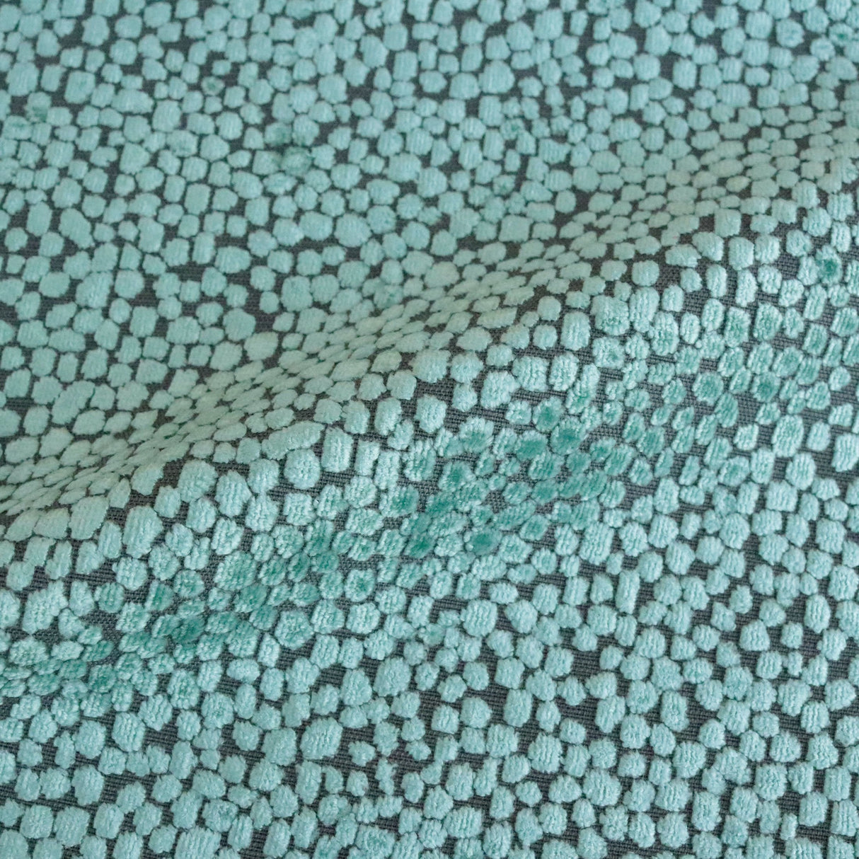 Burnout Velvet Upholstery Fabric Tuscany Dots