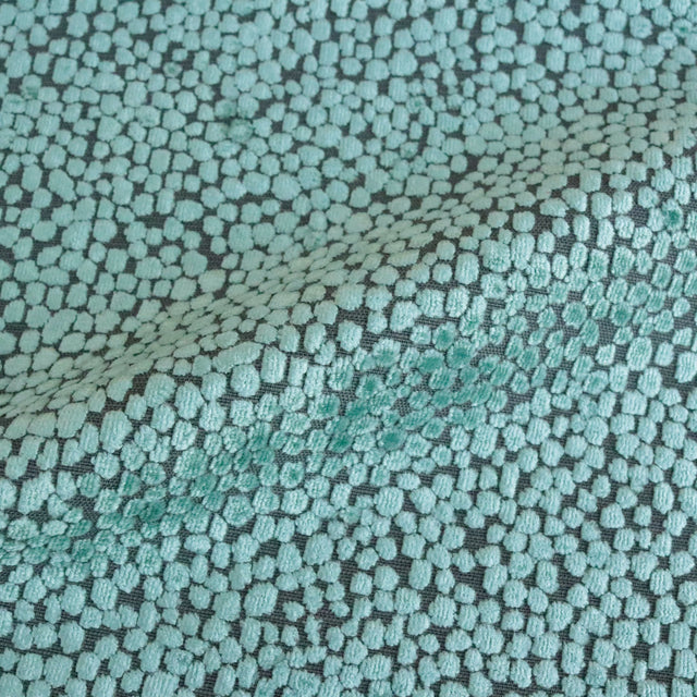 Burnout Velvet Upholstery Fabric Tuscany Dots