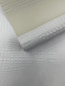 Florida Gator 3D Embossed Vinyl Fabric - 3D Crocodile Texture, 54" Width (1 Yard)