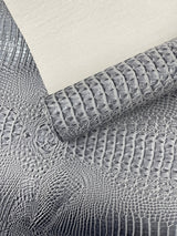 Florida Gator 3D Embossed Vinyl Fabric - 3D Crocodile Texture, 54" Width (1 Yard)