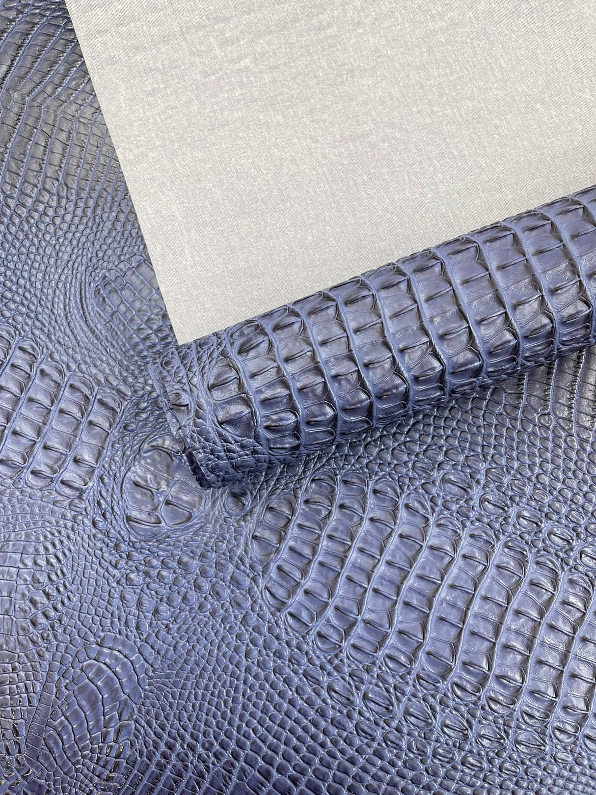 Florida Gator 3D Embossed Vinyl Fabric - 3D Crocodile Texture, 54" Width (1 Yard)