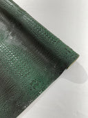 Florida Vegan Faux Crocodile 3D Two Tone Vinyl Fabric - 54" Width, Textured Crocodile Embossed, Two Tone Finish (1 Yard)