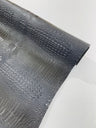 Florida Vegan Faux Crocodile 3D Two Tone Vinyl Fabric - 54" Width, Textured Crocodile Embossed, Two Tone Finish (1 Yard)