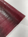 Florida Vegan Faux Crocodile 3D Two Tone Vinyl Fabric - 54" Width, Textured Crocodile Embossed, Two Tone Finish (1 Yard)