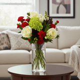 Peace On Earth Christmas Flower Bouquet Fresh Arrangement