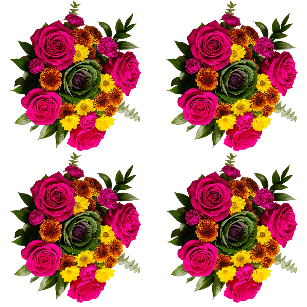 Seasonal Mixed Flower Bouquet Fresh Floral Arrangement Pack