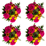 Seasonal Mixed Flower Bouquet Fresh Floral Arrangement Pack