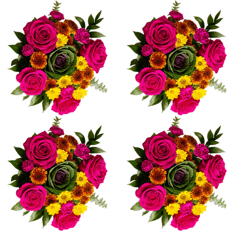 Seasonal Mixed Flower Bouquet Fresh Floral Arrangement Pack