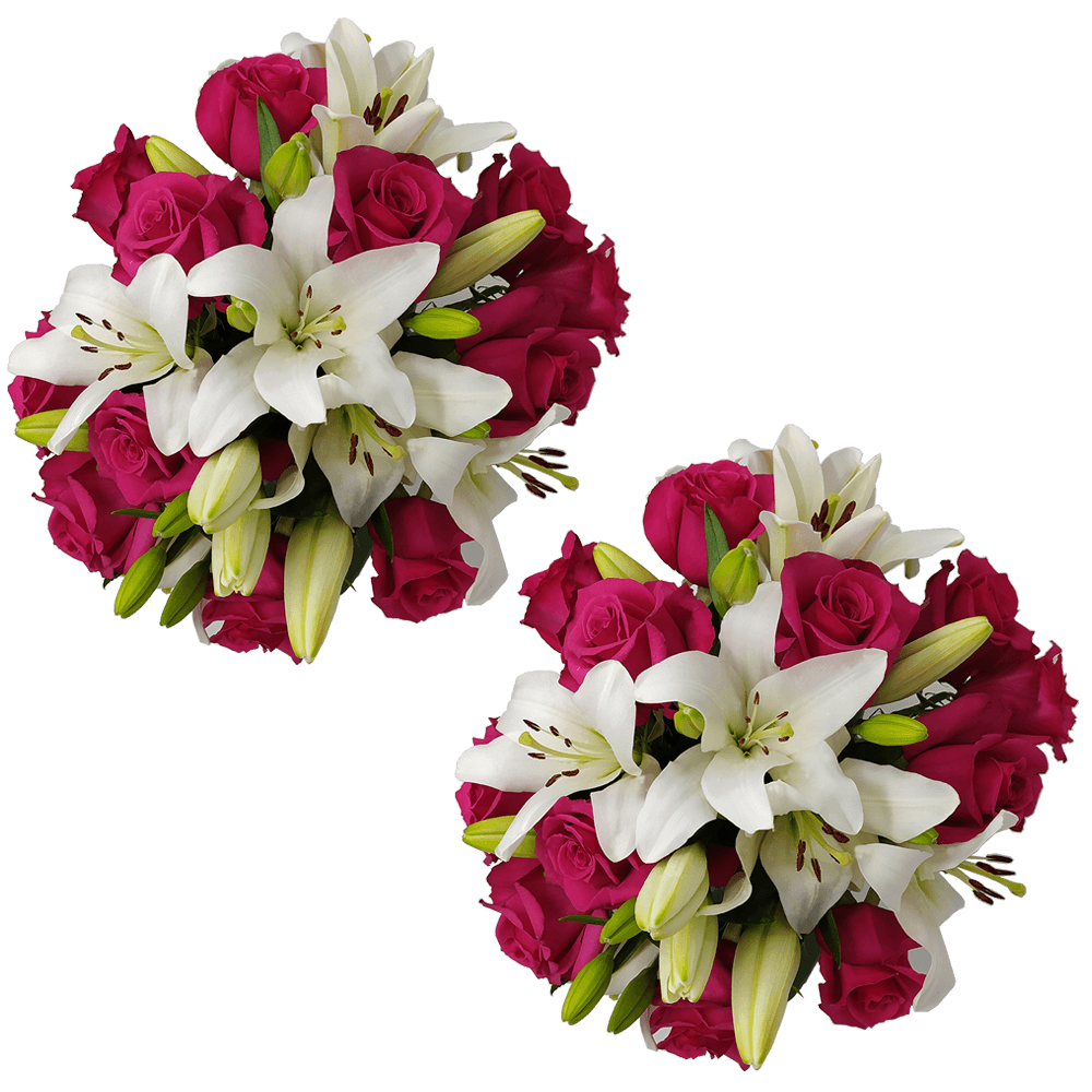 Beautiful Rose & Lily Fresh Flower Bouquet for Gifts & Events