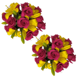 Deluxe Rose & Lily Fresh Flower Bouquet for Gifts & Decor