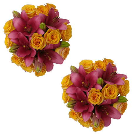 Premium Rose & Lily Mixed Floral Bouquet for Gifts & Decoration