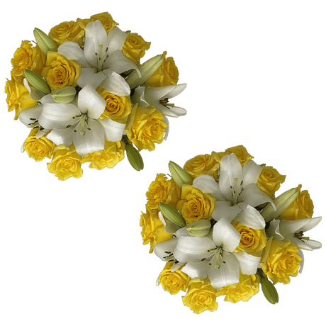 Spectacular Rose & Lily Fresh Flower Bouquet Arrangement