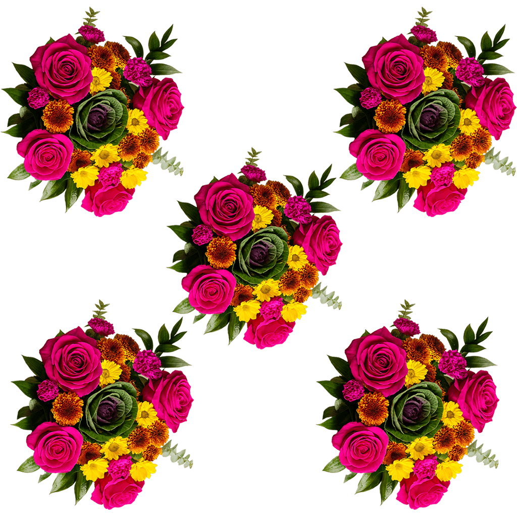 Seasonal Mixed Flower Bouquet Fresh Floral Arrangement Pack