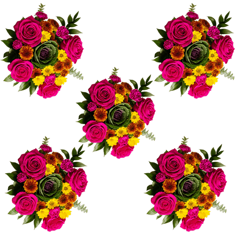 Seasonal Mixed Flower Bouquet Fresh Floral Arrangement Pack