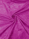Flower Rose Jacquard Satin Fabric - Floral Brocade, 58" Width (1 Yard)