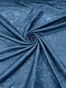 Flower Rose Jacquard Satin Fabric - Floral Brocade, 58" Width (1 Yard)