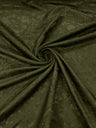 Flower Rose Jacquard Satin Fabric - Floral Brocade, 58" Width (1 Yard)