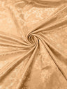 Flower Rose Jacquard Satin Fabric - Floral Brocade, 58" Width (1 Yard)
