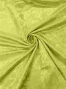 Flower Rose Jacquard Satin Fabric - Floral Brocade, 58" Width (1 Yard)