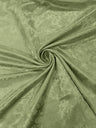 Flower Rose Jacquard Satin Fabric - Floral Brocade, 58" Width (1 Yard)