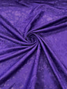 Flower Rose Jacquard Satin Fabric - Floral Brocade, 58" Width (1 Yard)