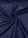 Flower Rose Jacquard Satin Fabric - Floral Brocade, 58" Width (1 Yard)