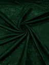 Flower Rose Jacquard Satin Fabric - Floral Brocade, 58" Width (1 Yard)