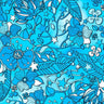 Printed Spandex Flower Stars 4