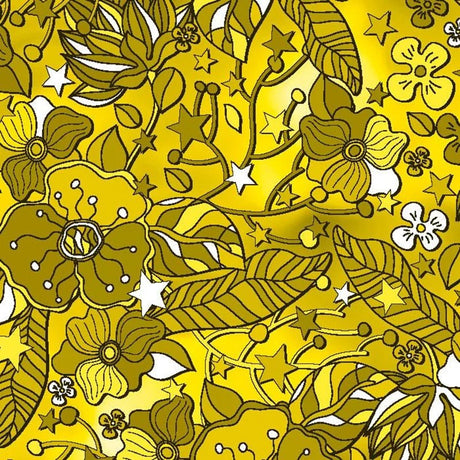 Printed Spandex Flower Stars 4