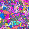 Printed Spandex Flower Stars 4