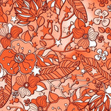 Printed Spandex Flower Stars 4