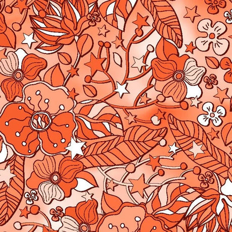 Printed Spandex Flower Stars 4