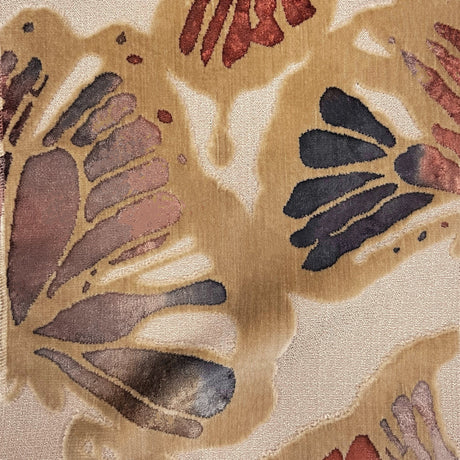 Butterfly Cut Velvet Upholstery Fabric by the Yard
