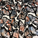 Butterfly Cut Velvet Upholstery Fabric by the Yard