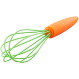 Wilton Carrot-Shaped Easter Metal Whisk with Plastic Handle