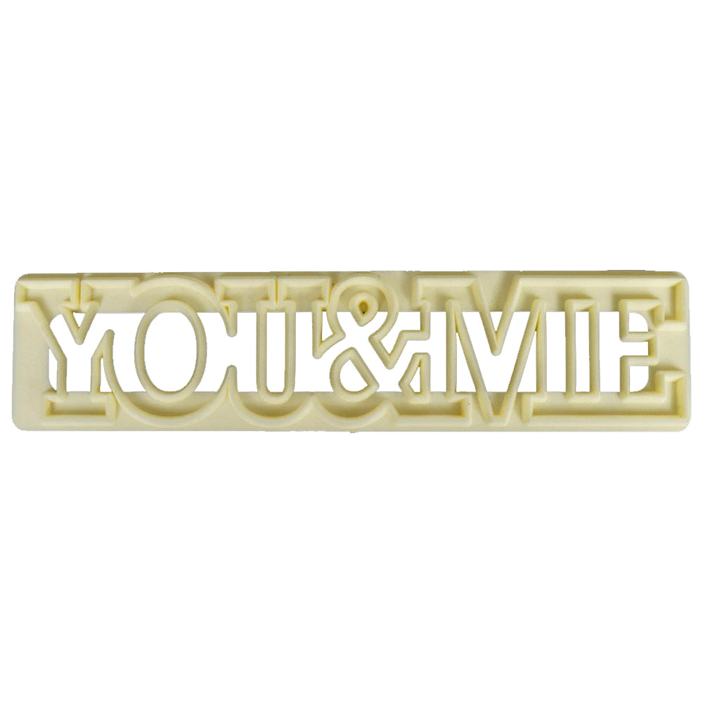 FMM Sugarcraft Curved Words, YOU&ME