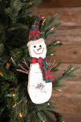 9.5 Inch Foam Snowman Ornament