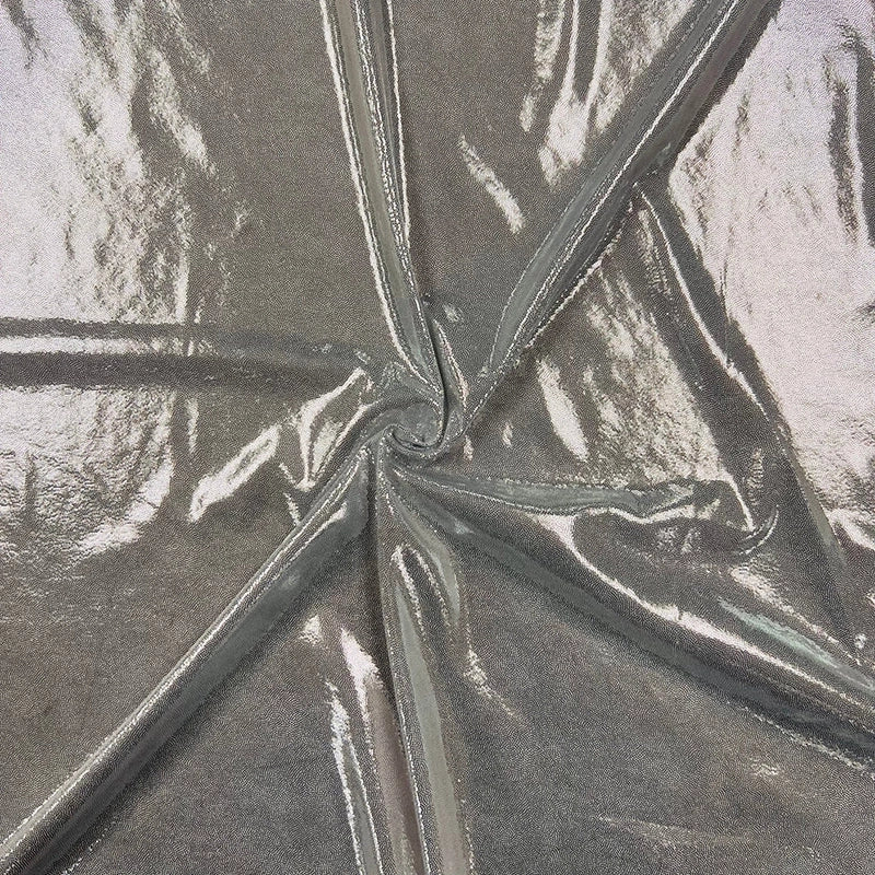 Foil Nylon Spandex Metallic Fabric