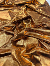 Foggy All Over Foil Metallic Nylon Spandex Fabric - Shimmering Foil, 58" Width (1 Yard)