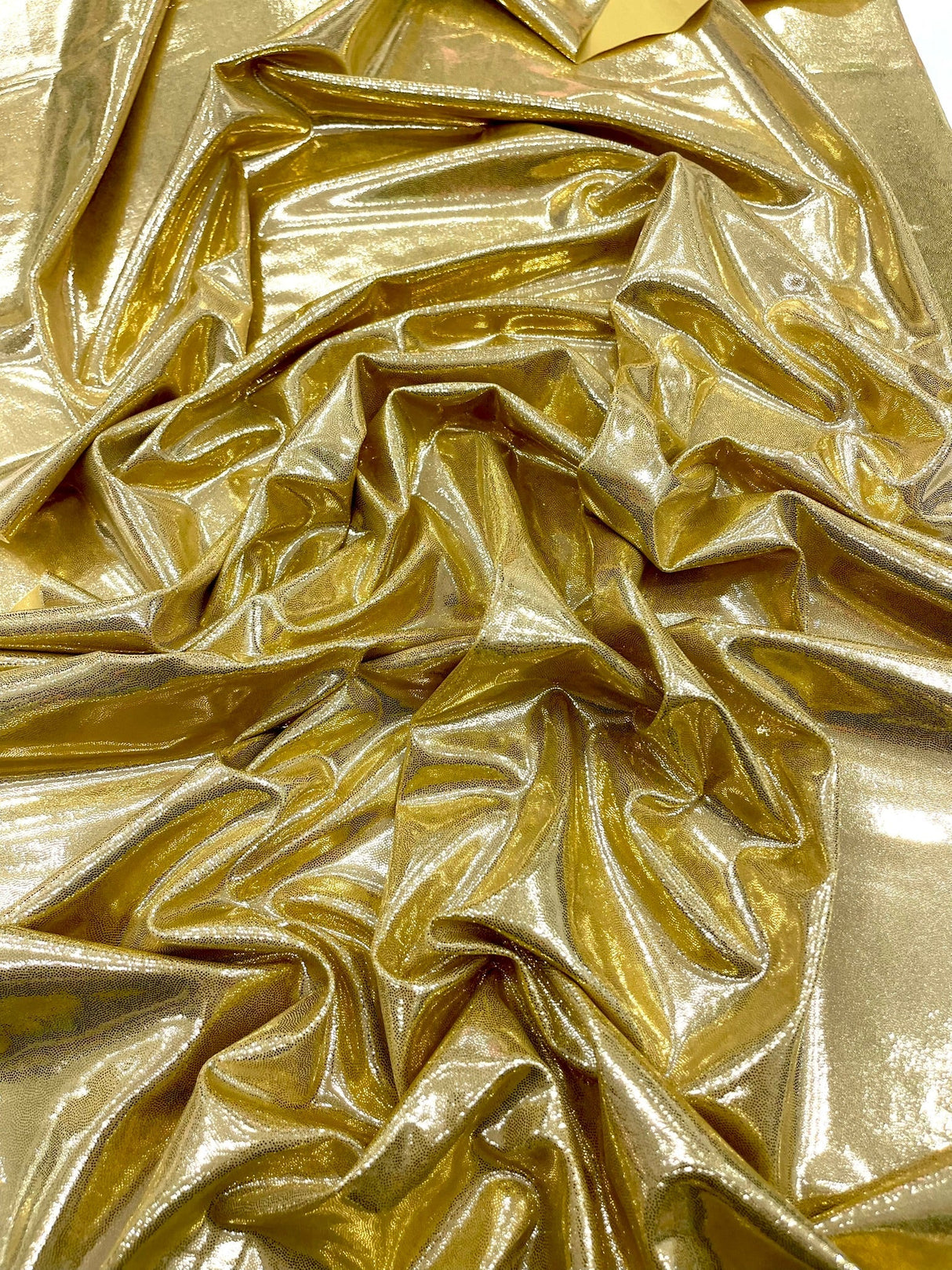 Foggy All Over Foil Metallic Nylon Spandex Fabric - Shimmering Foil, 58" Width (1 Yard)