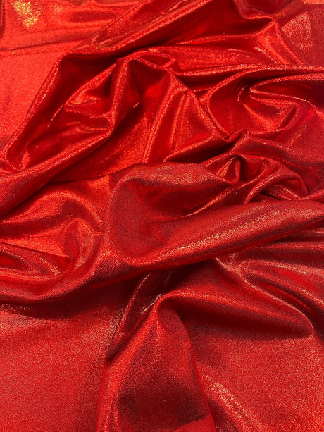 Foggy All Over Foil Metallic Nylon Spandex Fabric - Shimmering Foil, 58" Width (1 Yard)