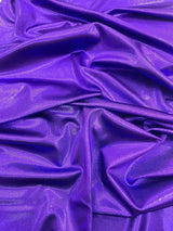 Foggy All Over Foil Metallic Nylon Spandex Fabric - Shimmering Foil, 58" Width (1 Yard)