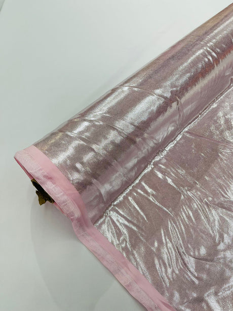 Foggy Foil Nylon Spandex Fabric - Reflective Shimmer, 58" Width (1 Yard)