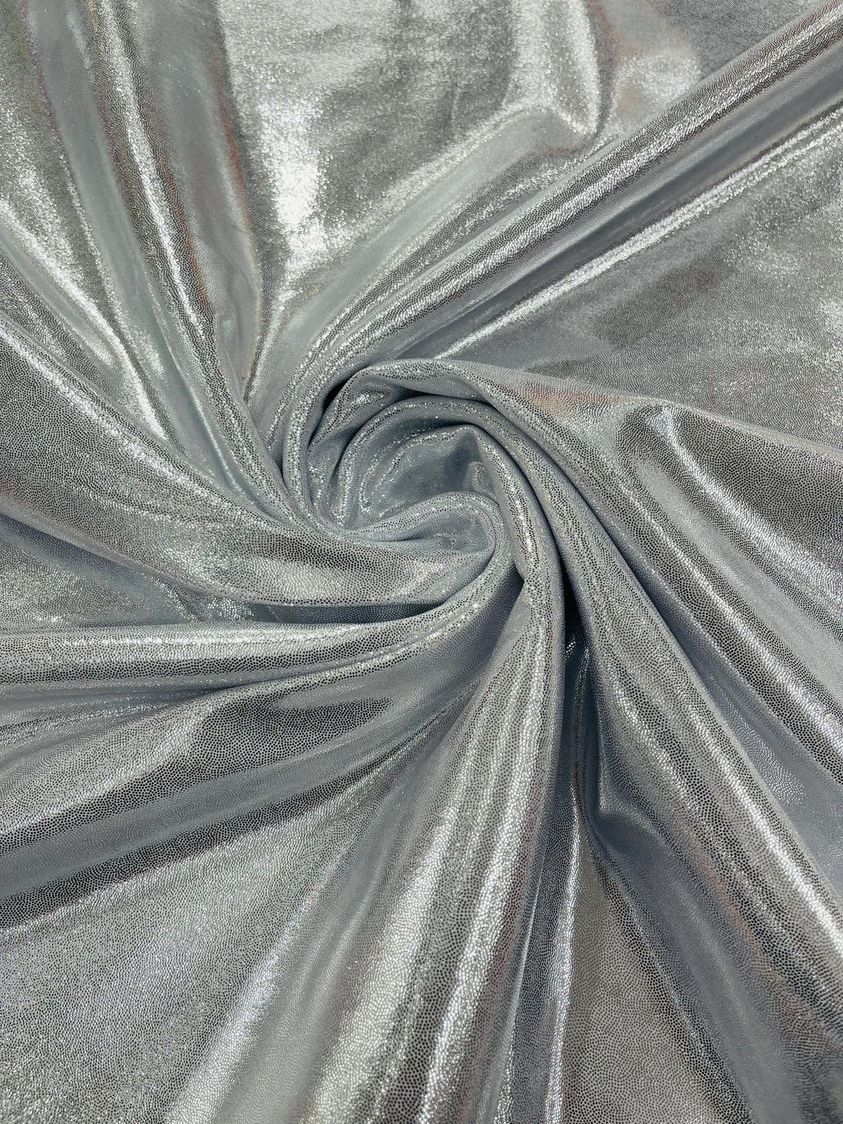 Foggy Foil Nylon Spandex Fabric - Reflective Shimmer, 58" Width (1 Yard)
