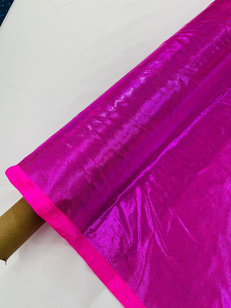 Foggy Foil Nylon Spandex Fabric - Reflective Shimmer, 58" Width (1 Yard)