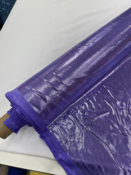 Foggy Foil Nylon Spandex Fabric - Reflective Shimmer, 58" Width (1 Yard)