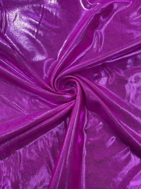 Foggy Foil Nylon Spandex Fabric - Reflective Shimmer, 58" Width (1 Yard)