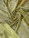 Foggy Foil Stretch Velvet Fabric - Iridescent Foil, 58" Width (1 Yard)